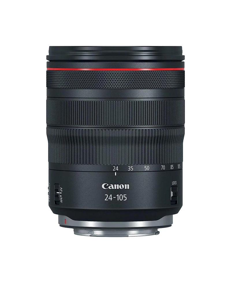 Canon Rf 24-105mm 4 L Is Usm Lens Bundle with 77mm Uv, Cpl, Nd, and Vnd Filters, Soft Case, Lens Cleaner, Cleaning Kit, Universal Cap Tether