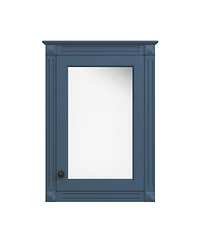 Busdays 20 Inch Wall Mounted Bathroom Storage Cabinet with Mirror Medicine Cabinet Adjustable Shelf Over Toilet Space Saver