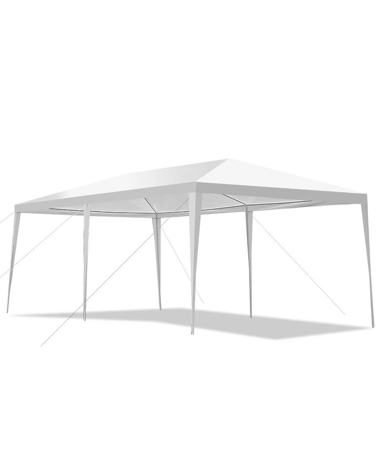 Gymax 10'x20' Heavy Duty Canopy Party Gazebo Cater Event Wedding Tent With Side Walls
