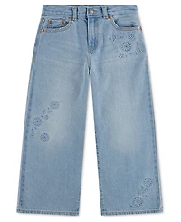 Levi's Girls' 7-16 Embroidered High Rise Baggy Jeans