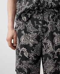 Mango Men's Slim-Fit Printed 8.54" Bermuda Shorts