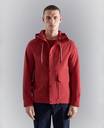 Mango Men's Water-Repellent Hooded Jacket