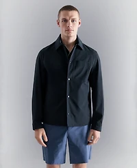 Mango Men's Pockets Water-Repellent Jacket