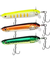 Gnuadz Top Water Plopper Fishing Lure Bkk Hooks Surface Wobble Bait