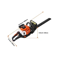Sugift 23.2 in 26CC Gas Hedge Trimmer with 180 Degree Adjustable Head
