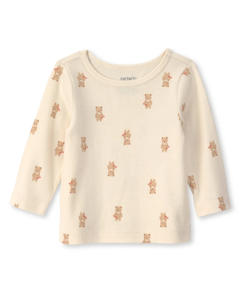 Carter's Baby Boy's Long-Sleeve Top and Overall 2-Piece Set