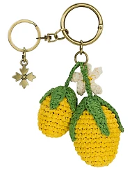 Patricia Nash Raffia Lemon Bag Charm
