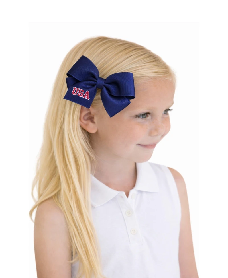 Bits & Bows Little/Big Girls Usa Hair Bow