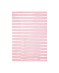 Hudson Baby Girl Cotton Poly Flannel Burp Cloths -Pack, Loves Me Deerly
