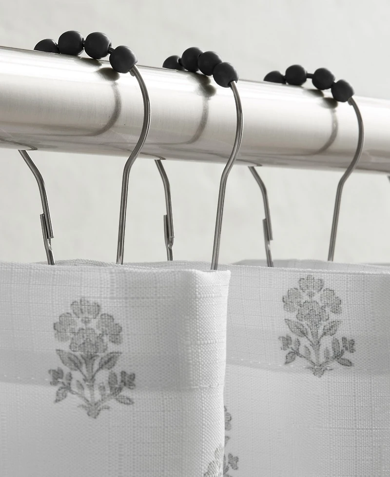 Intelligent Design Savanna Floral Ruffle 13-Pc. Shower Curtain Set