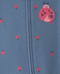 Carter's Baby Girl's Ladybug Snug Fit Sleep & Play