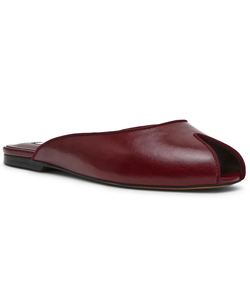 Steve Madden Women's Bloss Peep Toe Slip-On Flats