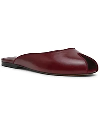 Steve Madden Women's Bloss Peep Toe Slip-On Flats