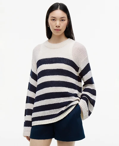 Tommy Hilfiger Women's Cotton Nautical Stripe Sweater