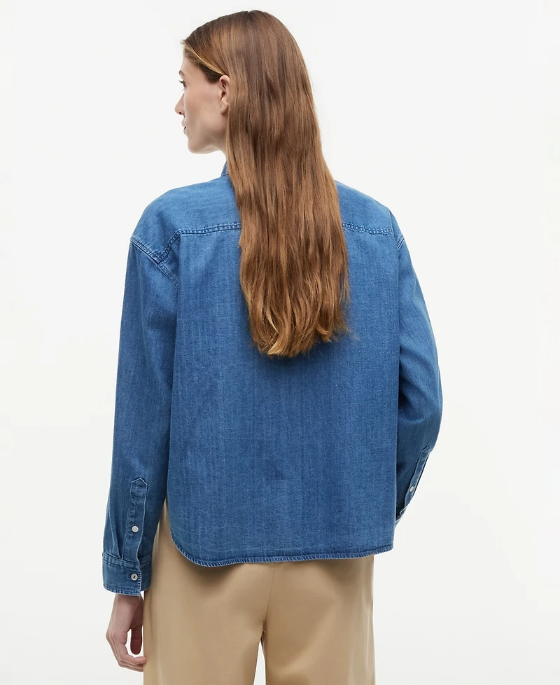 Tommy Hilfiger Women's Boxy-Fit Denim Shirt