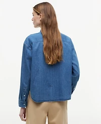 Tommy Hilfiger Women's Boxy-Fit Denim Shirt
