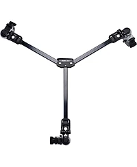 Benro BV4 Pro 3-Section Aluminum Video Tripod, Bundle with Dl-08 Dolly