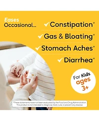 BioGaia Kids Probiotic Chewables for Digestive Support, Promote Regularity and Ease Tummy Troubles, Ages 3+, Allergen Free, 30 Count