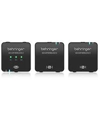Behringer Go Cam Wireless 2 Digital Dual Clip-On Microphone System for Content Creators