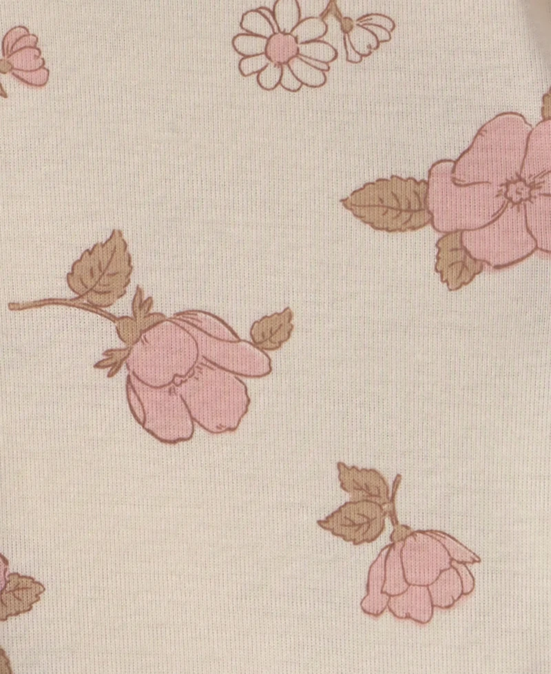 Carter's Baby Girl's Flowers Bodysuit & Pant 3-Piece Set