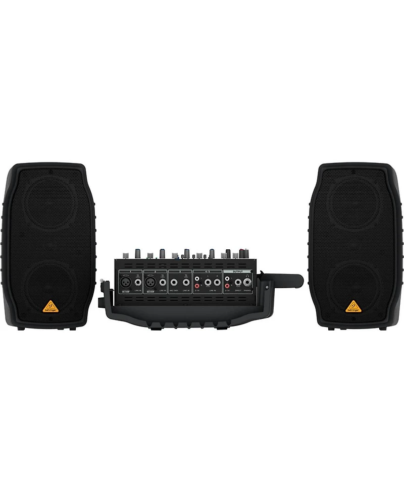 Behringer Europort PPA200 200-Watt 5-Channel Portable PA System with Wireless Microphone Option
