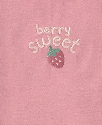 Carter's Baby Girl's Strawberry Bodysuit & Pant 3-Piece Set