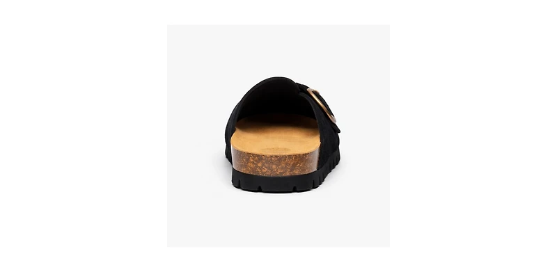Plakton Women's Clog Suede Bell