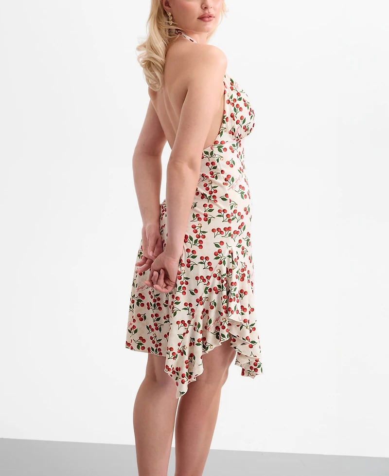 Guess Women's Marilyn Halter V-Neck Dress