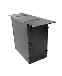 ProX Xs-djstn Transformer Series Fold-Away Dj Performance Desk Facade with Wheels