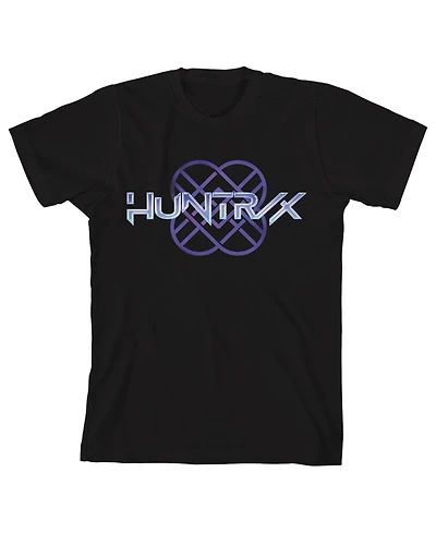 Kpop Demon Hunters Boys Huntrix Logo on Short Sleeve T Shirt