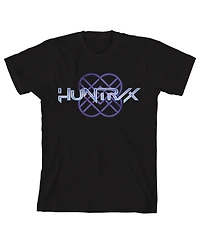 Kpop Demon Hunters Boys Huntrix Logo on Short Sleeve T Shirt