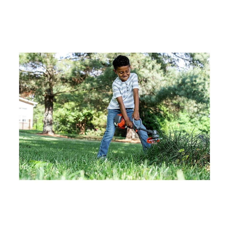 Husqvarna Toy Trimmer and Weed Eater with Realistic Sounds Light-Up Line for Kids Ages 3 Up