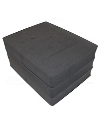 ProX Xm-1216MIC VaultX Watertight Microphone Case with Custom Foam Insert, Holds 16 Handheld Units