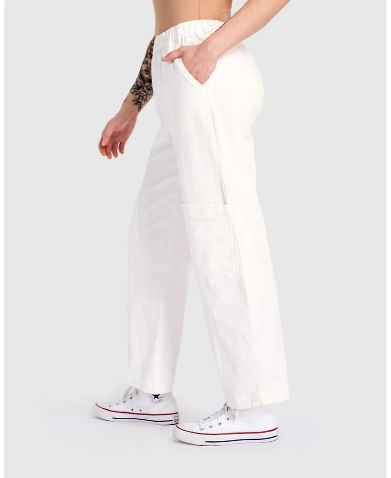 Alembika Women's Twill Papaya Relaxed Pants