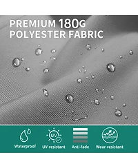 gaomon 13FT 3-Head Outdoor Patio Umbrella for Poolside, Lawn and Backyard, Without Base