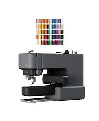 Brother Skitch Single-Needle Machine and Designio 50-Piece Thread Set Bundle