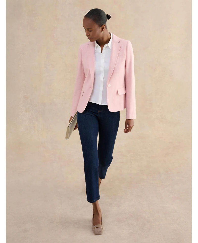 Hobbs London Women's Blake Single-Button Tailored Blazer