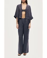 Nocturne Women's Fluid Straight-Leg Pants