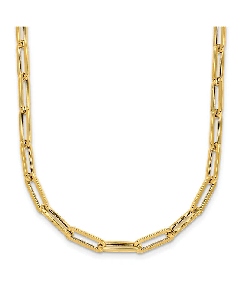 Macy's Paperclip Chain Necklace in 18k Yellow Gold