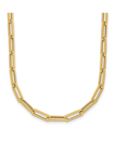 Macy's Paperclip Chain Necklace in 18k Yellow Gold