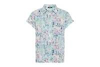 Olsen Women's Italian Villa Print Shirt