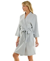 Jaclyn Intimates Women's Waffle Kimono Wrap