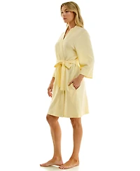 Jaclyn Intimates Women's Waffle Kimono Wrap