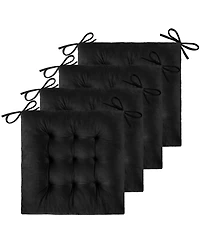 Gnuadz 4 Piece Tufted Square Seat Cushions With Ties