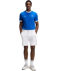 Boss by Hugo Men's Stretch-Cotton Italy Country Flag Logo T-Shirt