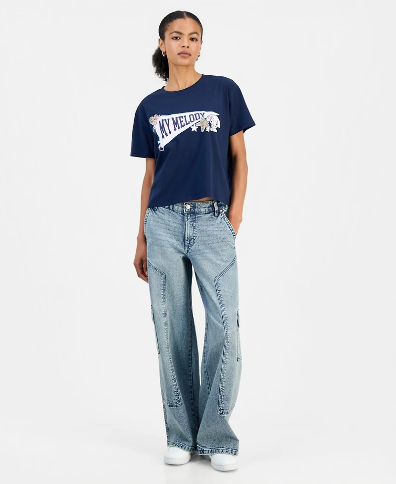Grayson Threads, The Label Juniors' My Melody Pennant Graphic T-Shirt