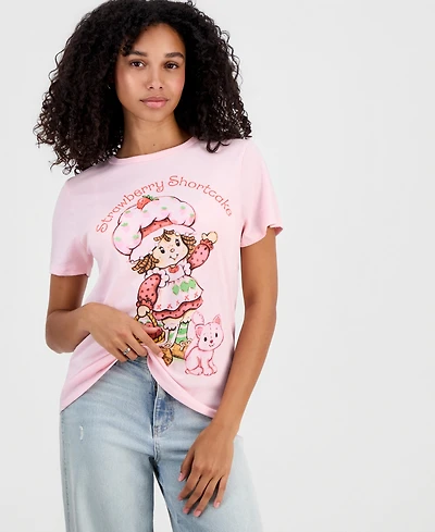 Love Tribe Juniors' Strawberry Shortcake Graphic T-Shirt