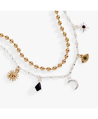 Alex and Ani Moon Magic 2 Row Charm Bracelet