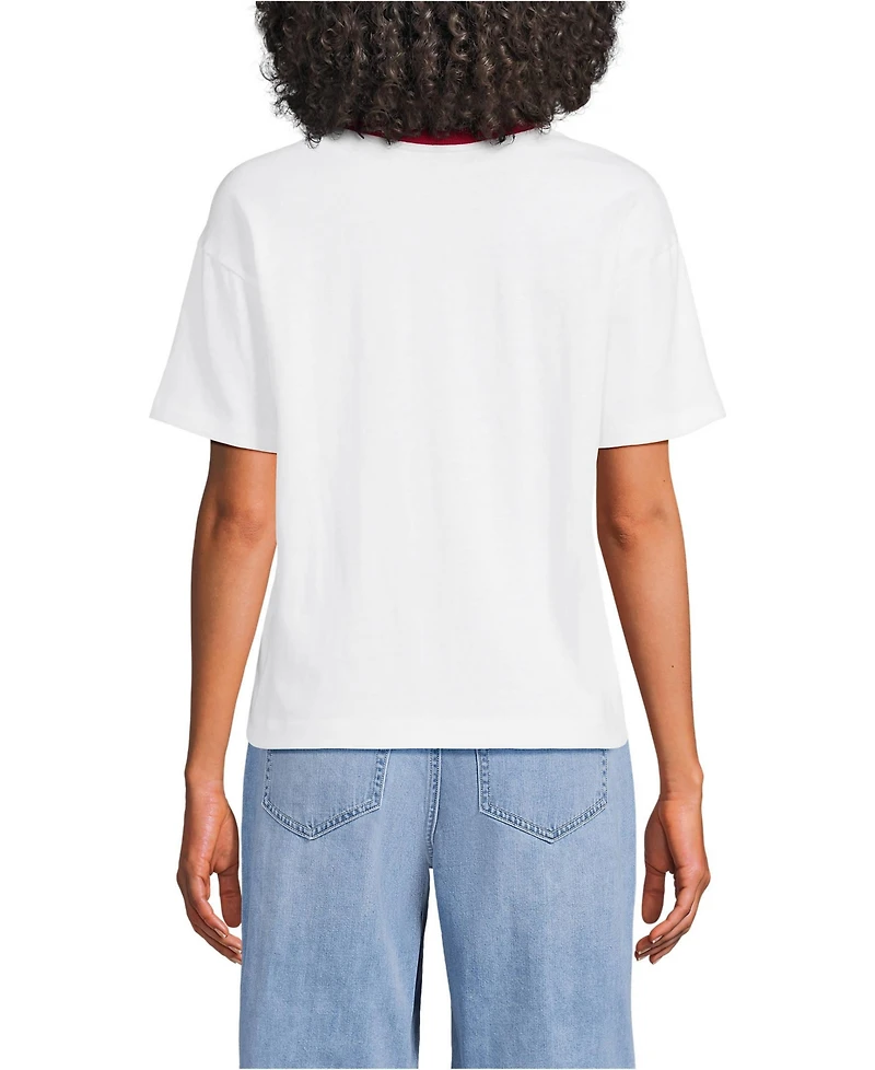 Lands' End Women's Short Sleeve Mariner T-Shirt