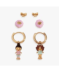 Alex and Ani Polly Pocket Earring Set of 3